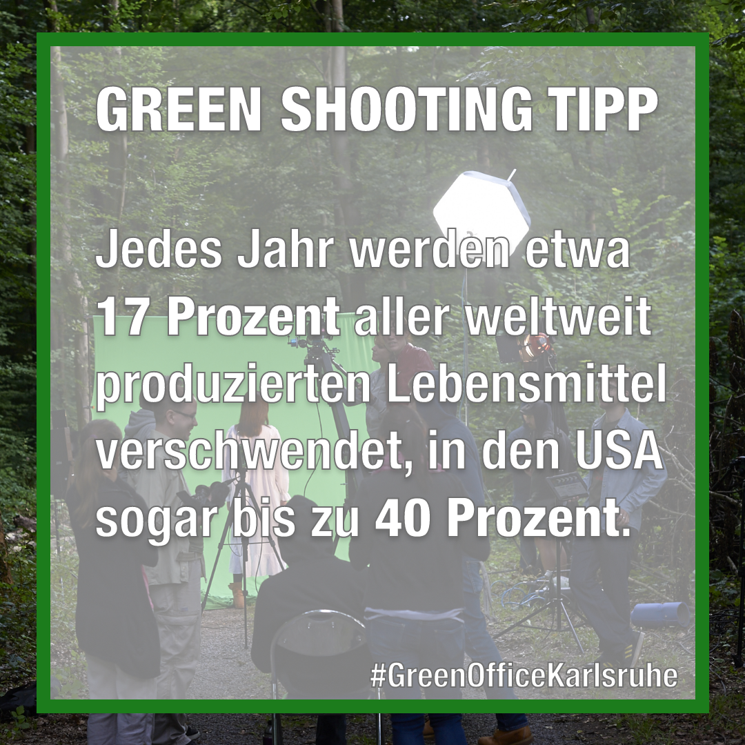 Der Green-Shooting-Tipp: Lebensmittelverschwendung den Kampf ansagen