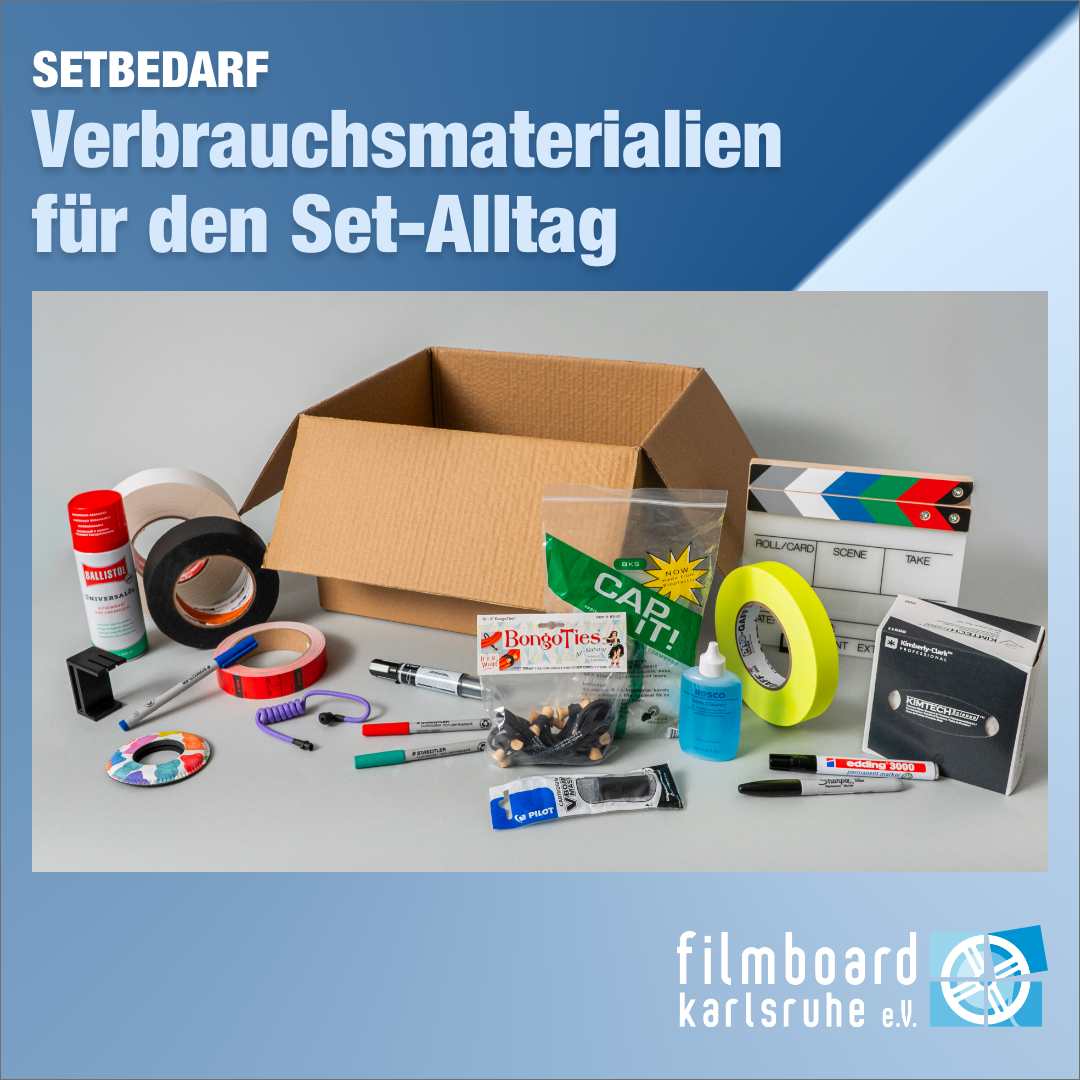 Setbedarf: Verbrauchsmaterialien für den Set-Alltag – kuratiert aus der Praxis