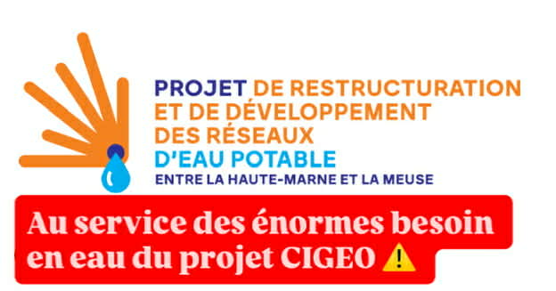 CP Stop Cigéo - CIGEO, c'est aussi la Main basse sur notre ressource en eau !