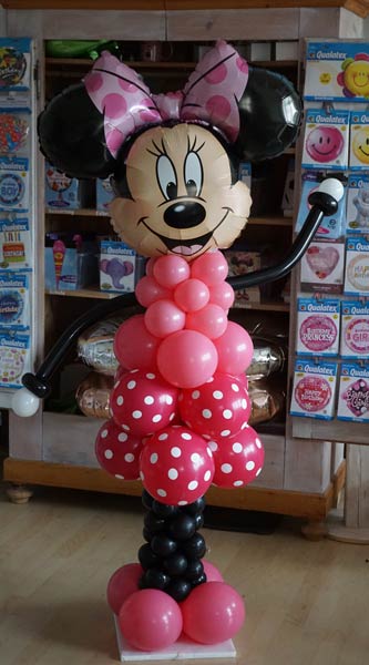 Helium Folienballon Disney Micky Mus mit Minnie lesen Buch Einschulung Geschenk