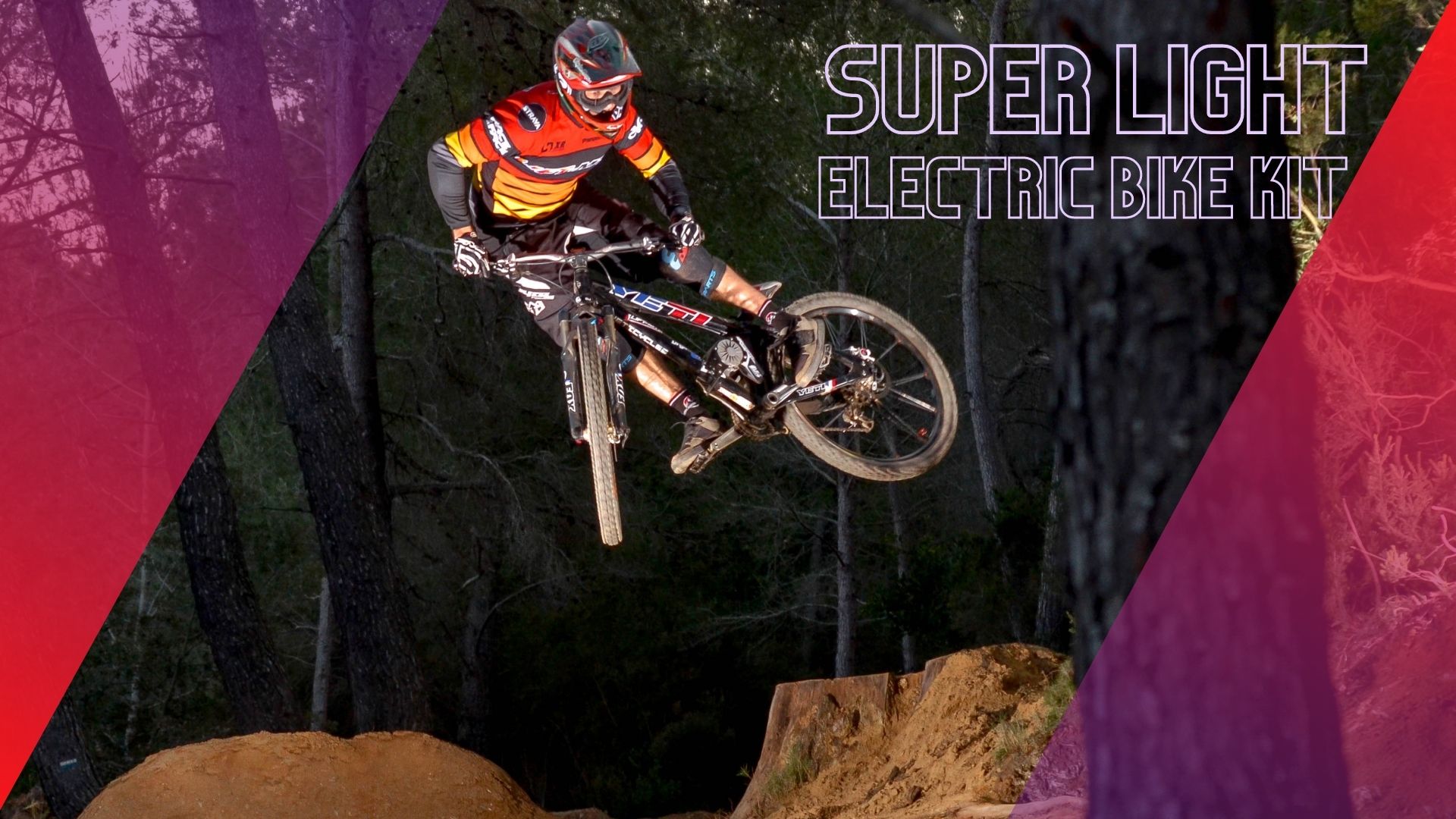 Kit elettrico estraibile per la mountain bike. - LIFT-MTB electric motor  bike kit