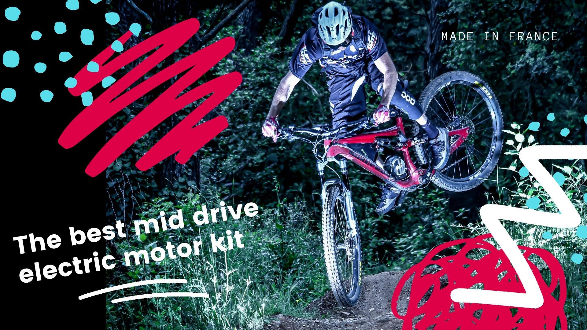 Kit elettrico estraibile per la mountain bike. - LIFT-MTB electric motor  bike kit