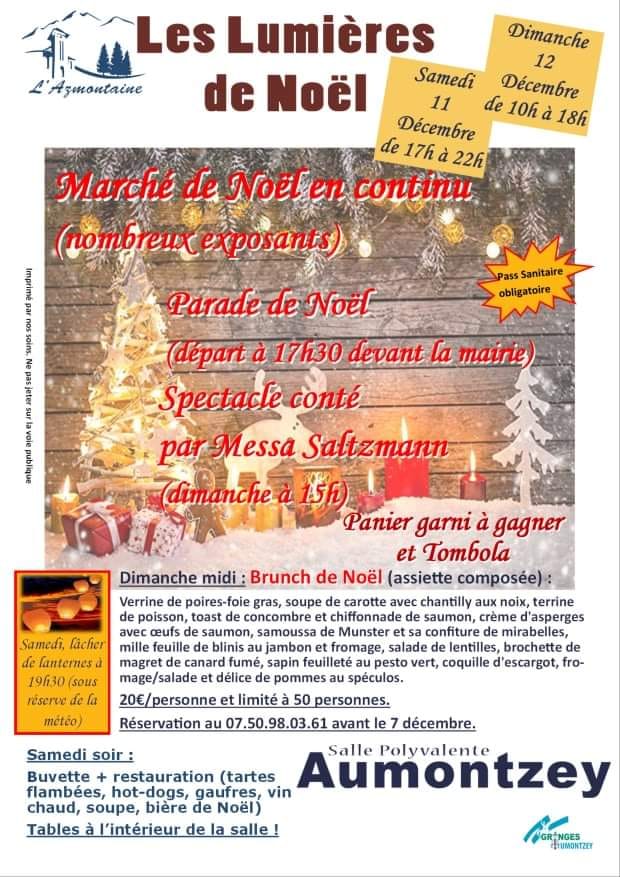 Conte spectacle aux LUMIERES de NOEL d'Aumontzey dimanche 12 décembre 15h  enfants, familles, adultes...