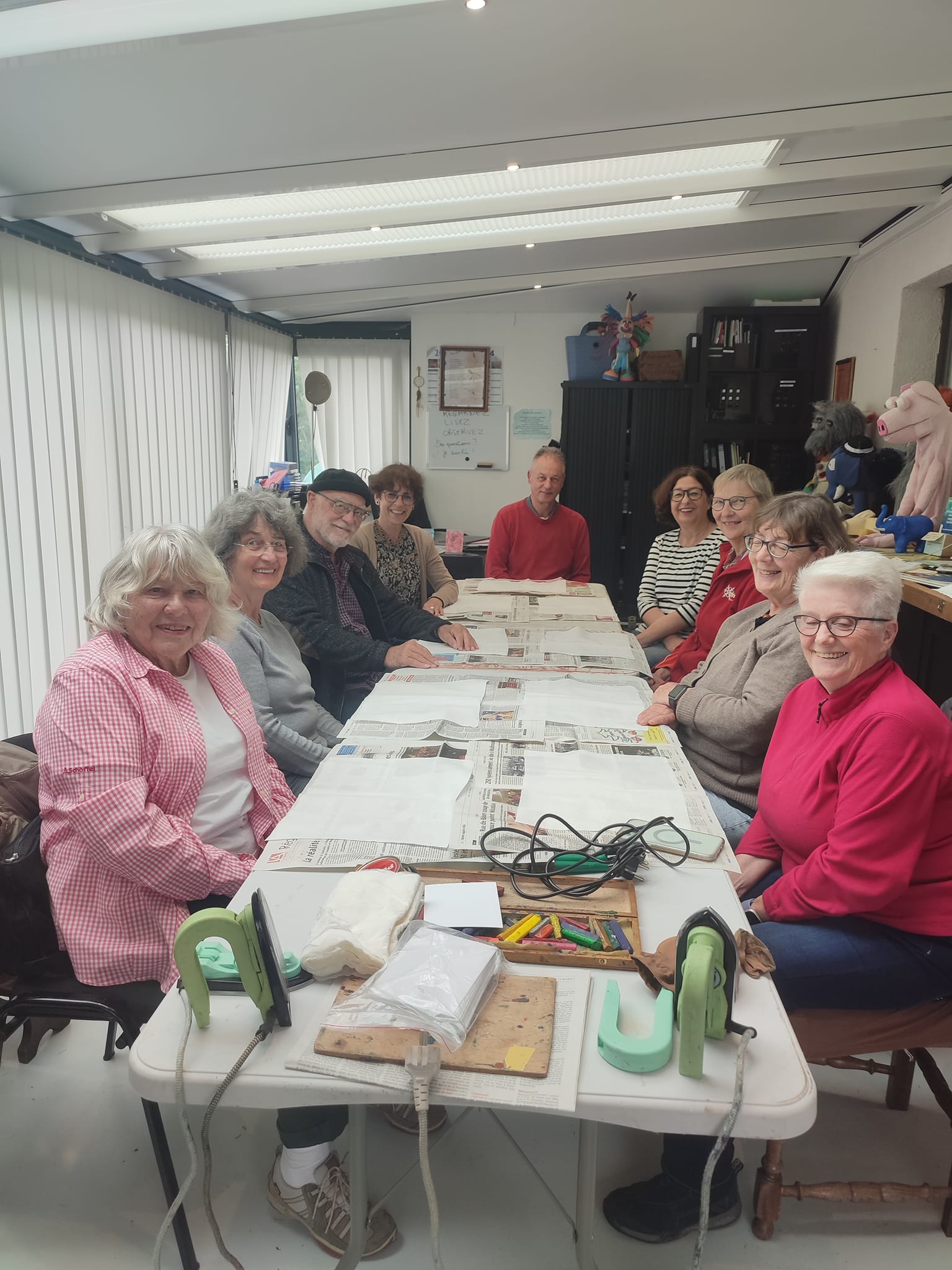 Atelier peinture au fer adultes  Vosges 2024