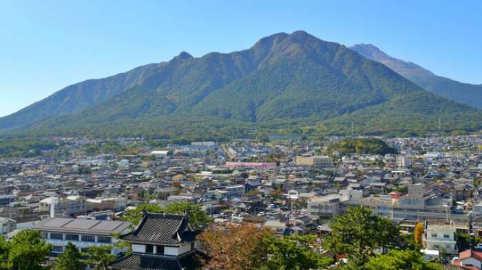 島原市の町並み