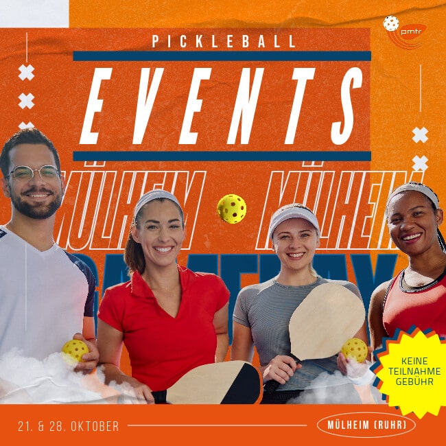 Veranstaltungsdaten zum Pickleball-Event in Mülheim
