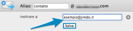 Attivare e salvare alias
