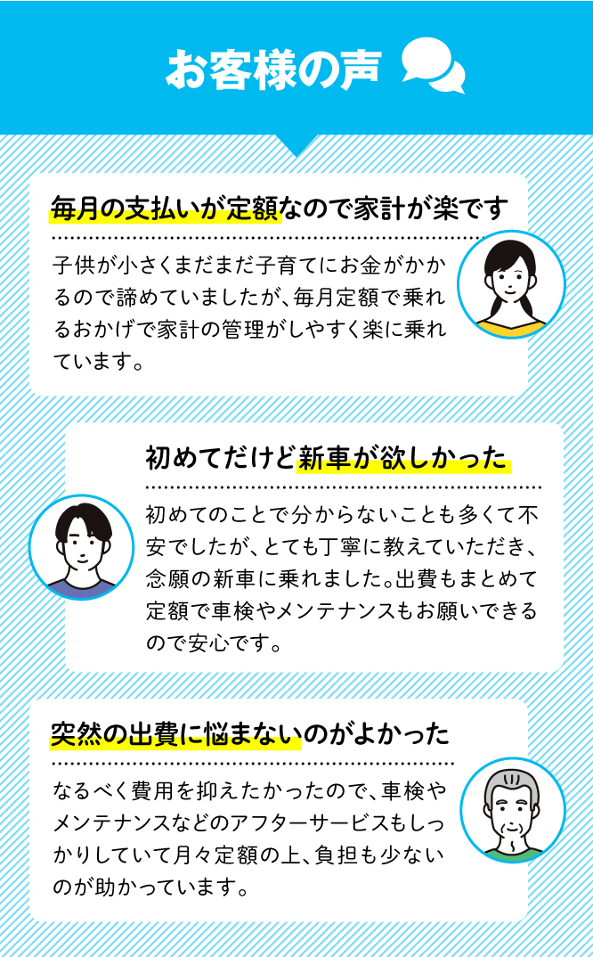 お客様の声