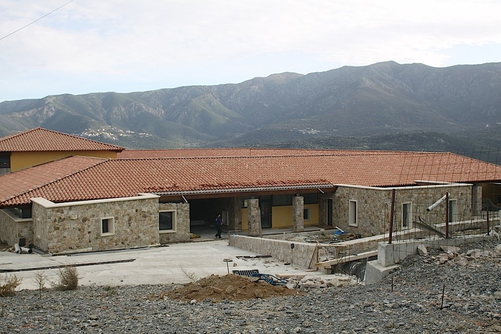 Le chantier de l'école de Monticello