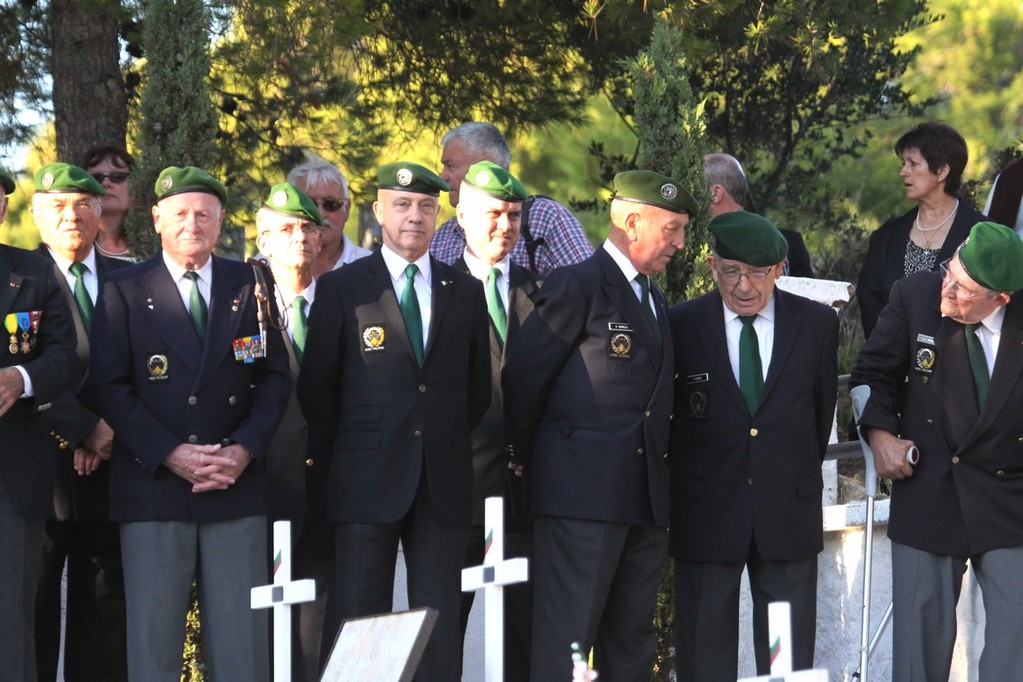 Les anciens officiers du régiment