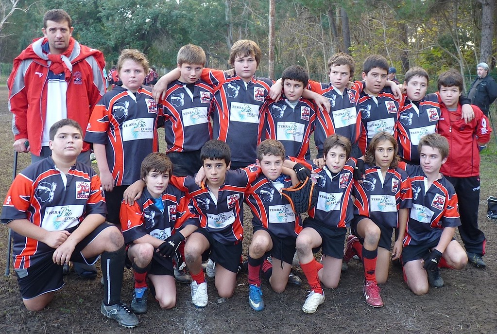 Les U 13 du RC Lucciana