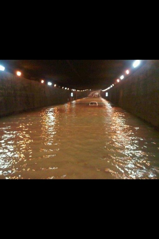 Le tunnel de Bastia sous les eaux