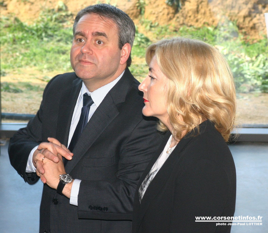 X. Bertrand et Stéphanie Grimaldi