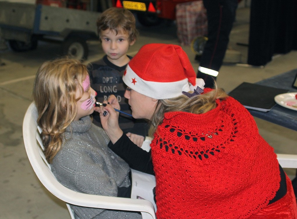 Séance de maquillage