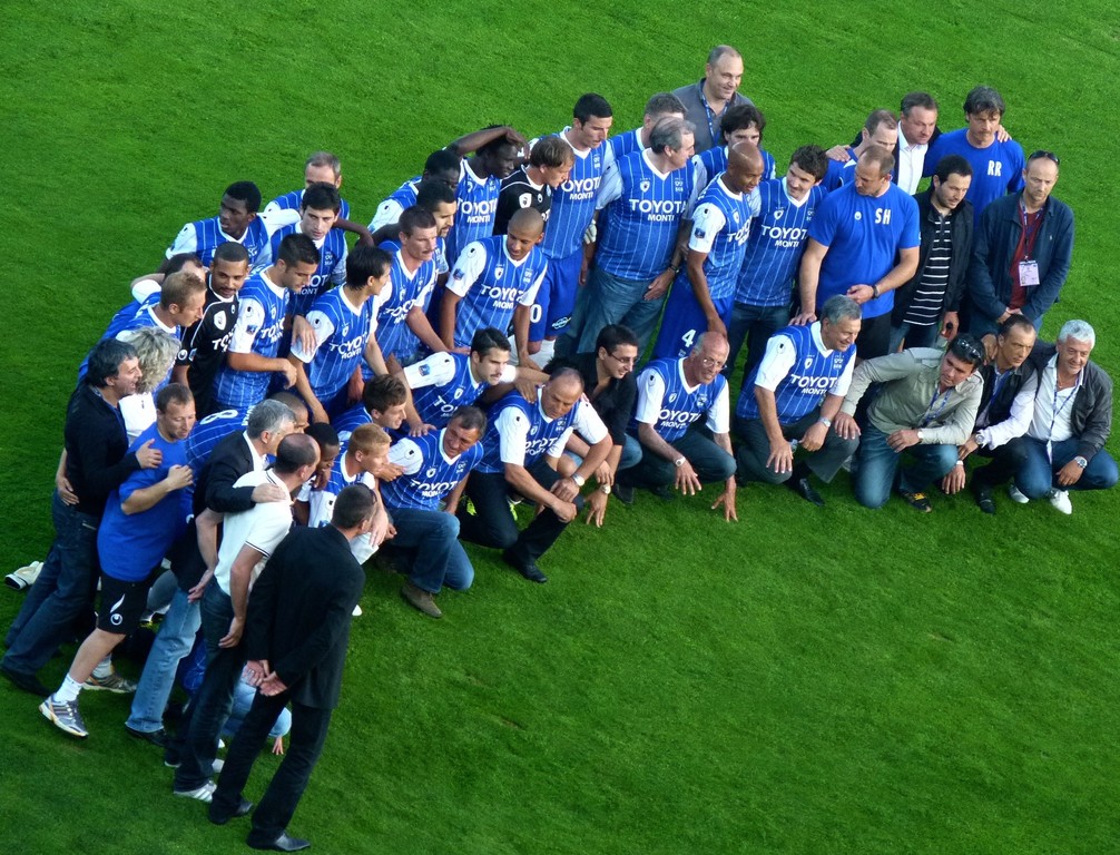 Anciens et nouveaux : allez les bleus