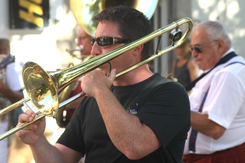 Dominique Schlissinger au trombone