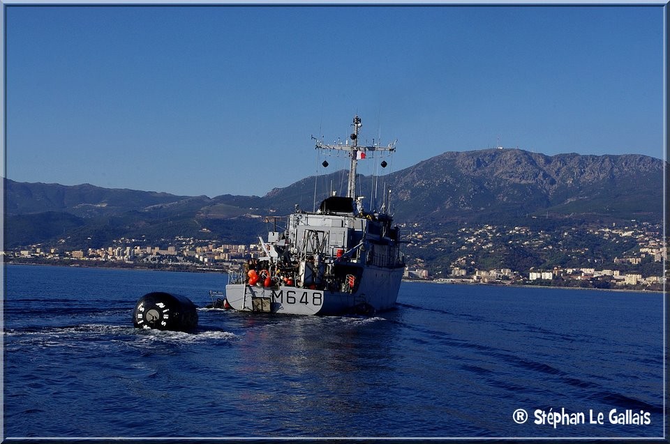 Le Lyre au large de Bastia