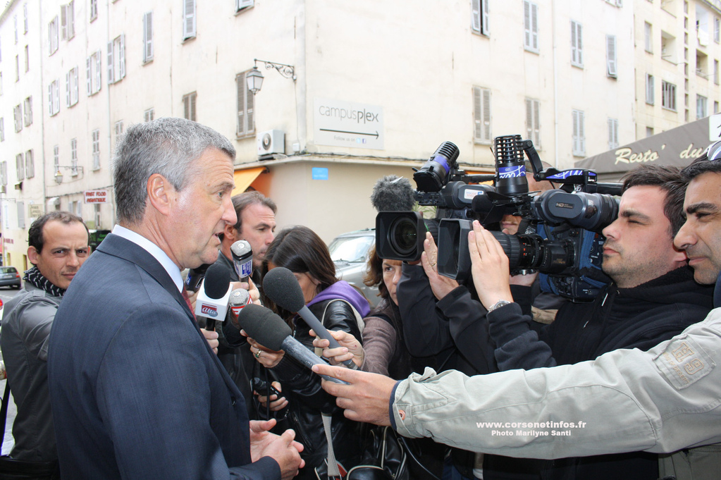 Le préfet de Corse Patrick Strozda