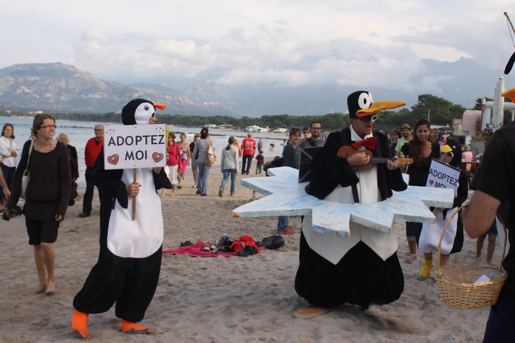 Les pingouins chanters