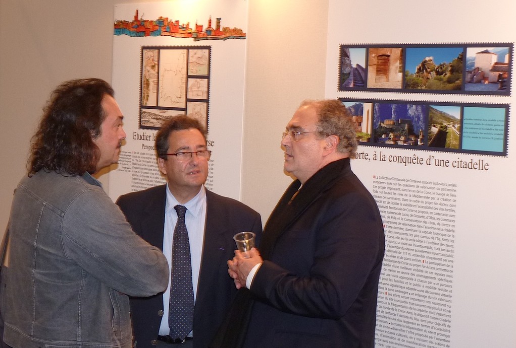 Marcel Fortini, Jean-François Kermer-Marietti et François Giacobbi
