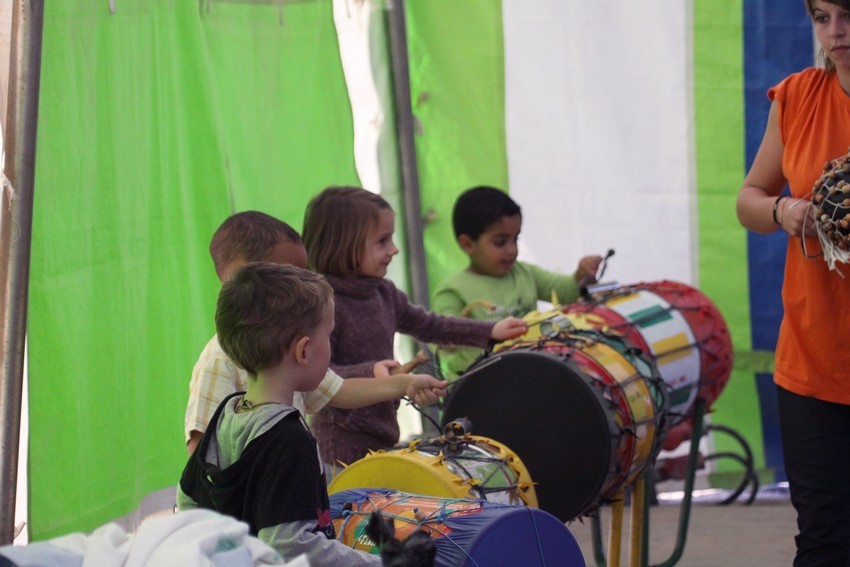 Les ateliers pour enfants ont toujours du succès