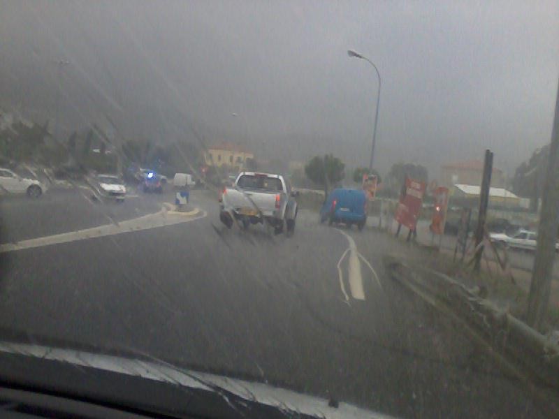 Sur la route les conditions de circulation sont très difficiles