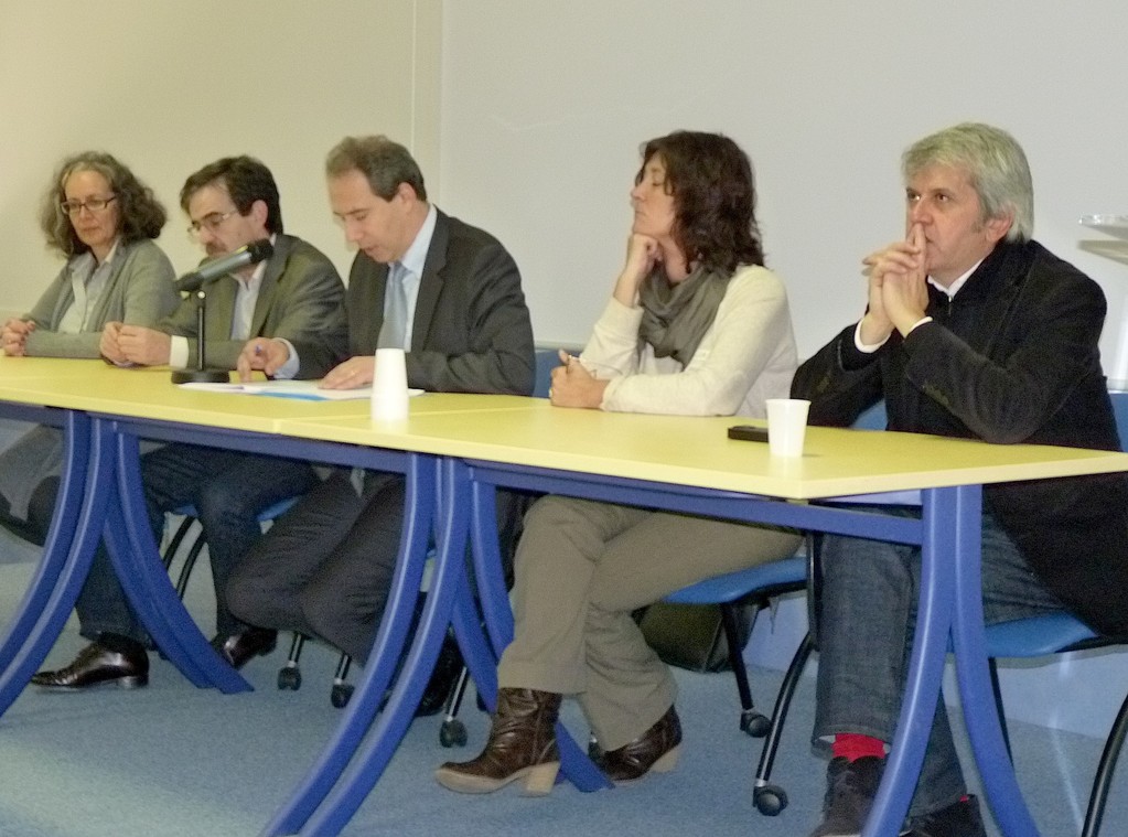 Jean Zuccarelli et les partenaires de la 5e journée régionale du handicap
