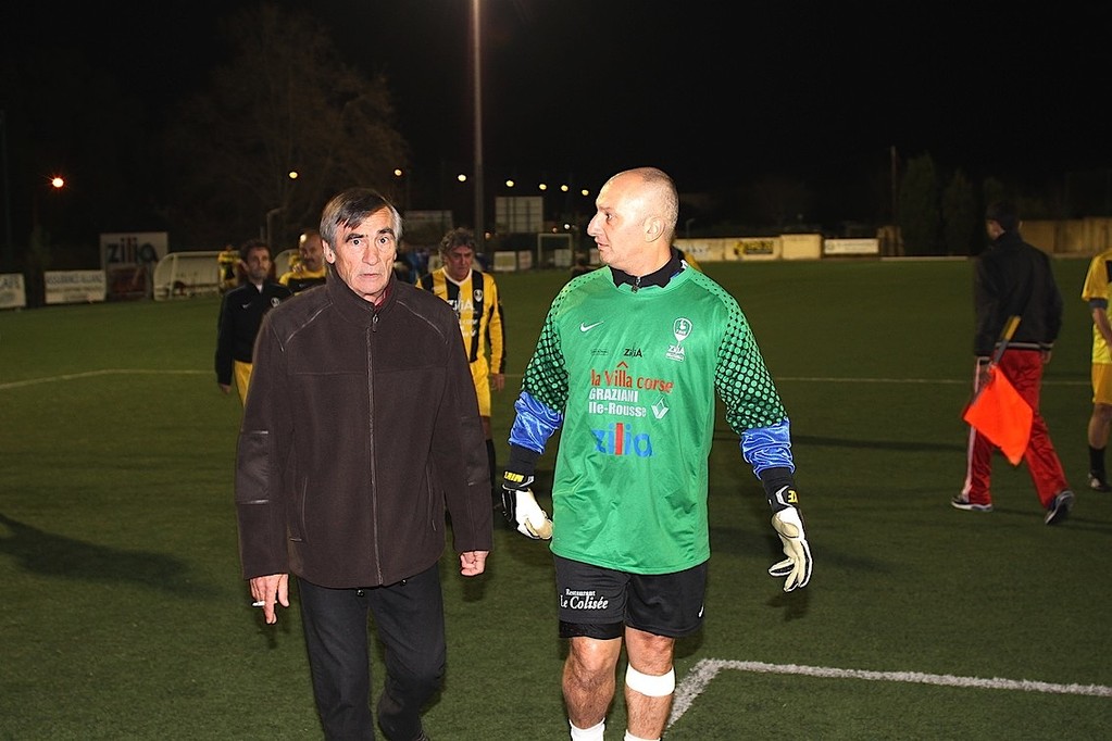 Yves Sacco et son ancien entraîneur Fanfan Félix