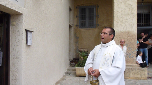 La bénédiction de l'abbé Christophe Boccheciampe