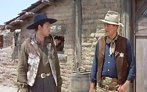 The shack of "Rio Bravo" is one of the surviving structures of Old Tucson. 