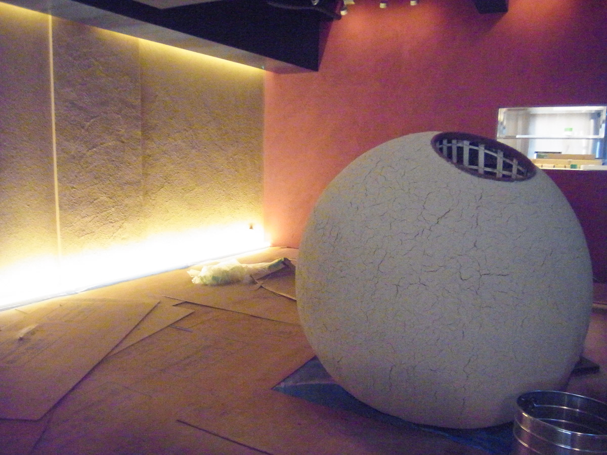 Construction Works For Restaurant By Naoki Kusumi Coconoma Season Dining 左官株式会社