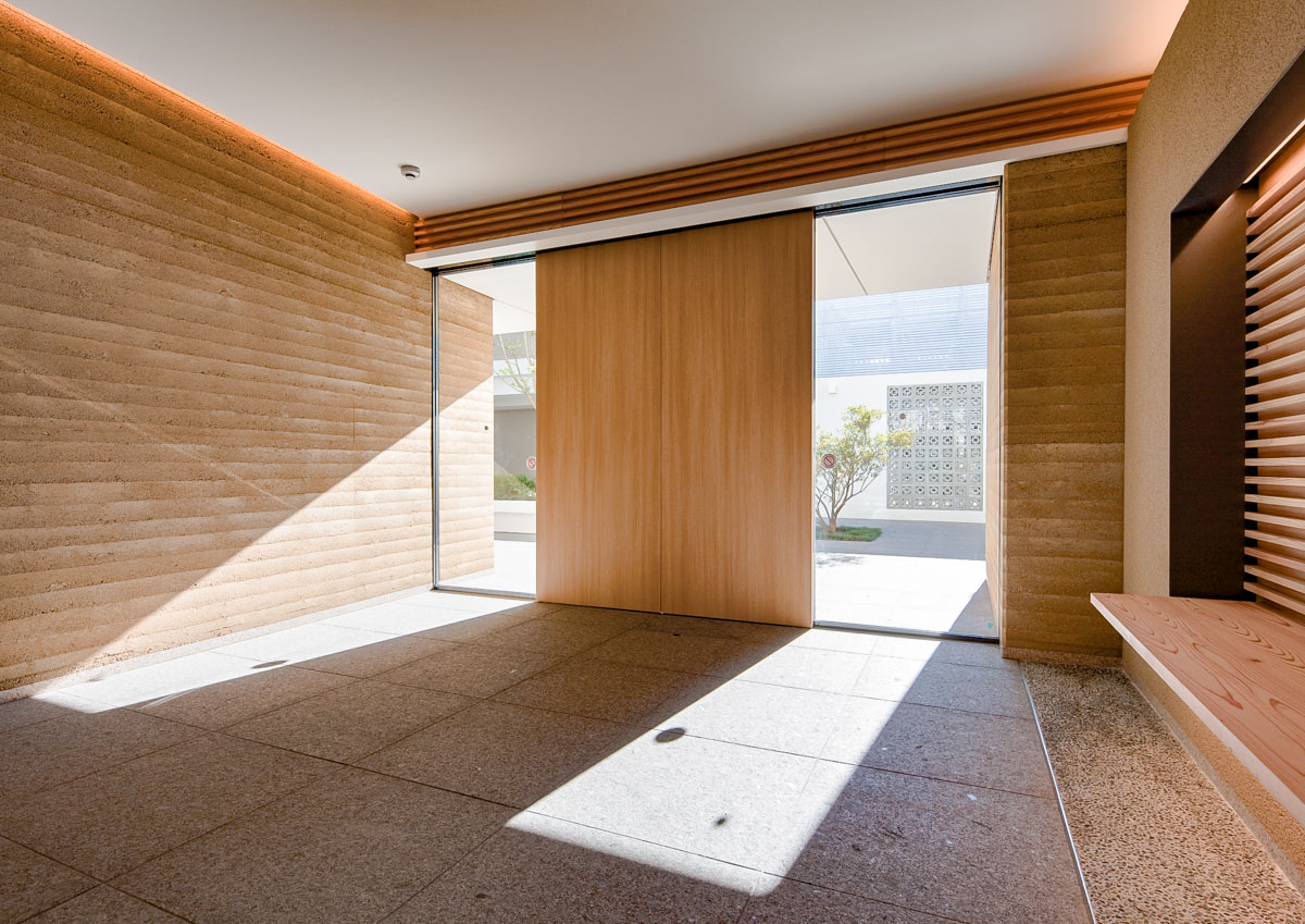 久住有生 施工作品 集合住宅 イニシア武蔵新城ハウス 左官株式会社