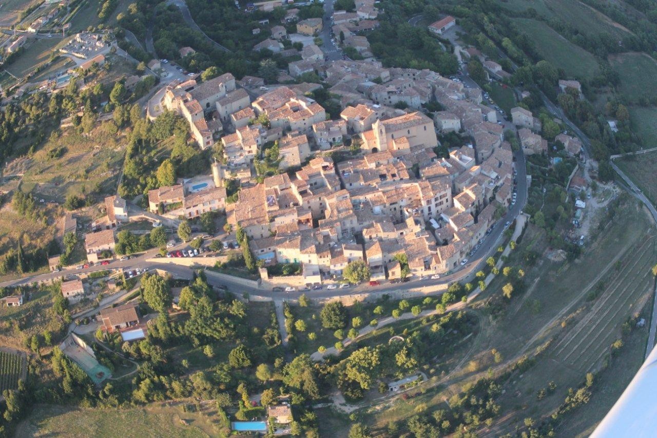 Saint martin de castillon vue du ciel