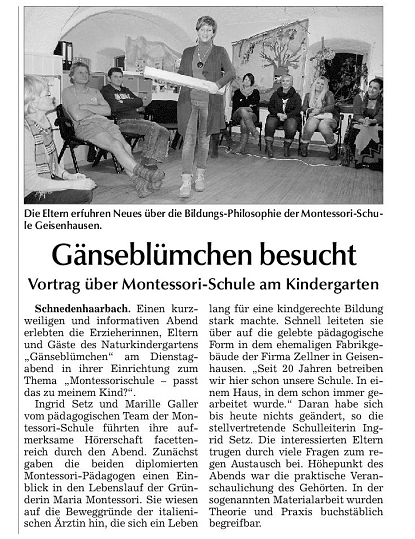 Erschienen in der Vilsbiburger Zeitung vom 3.12.2014