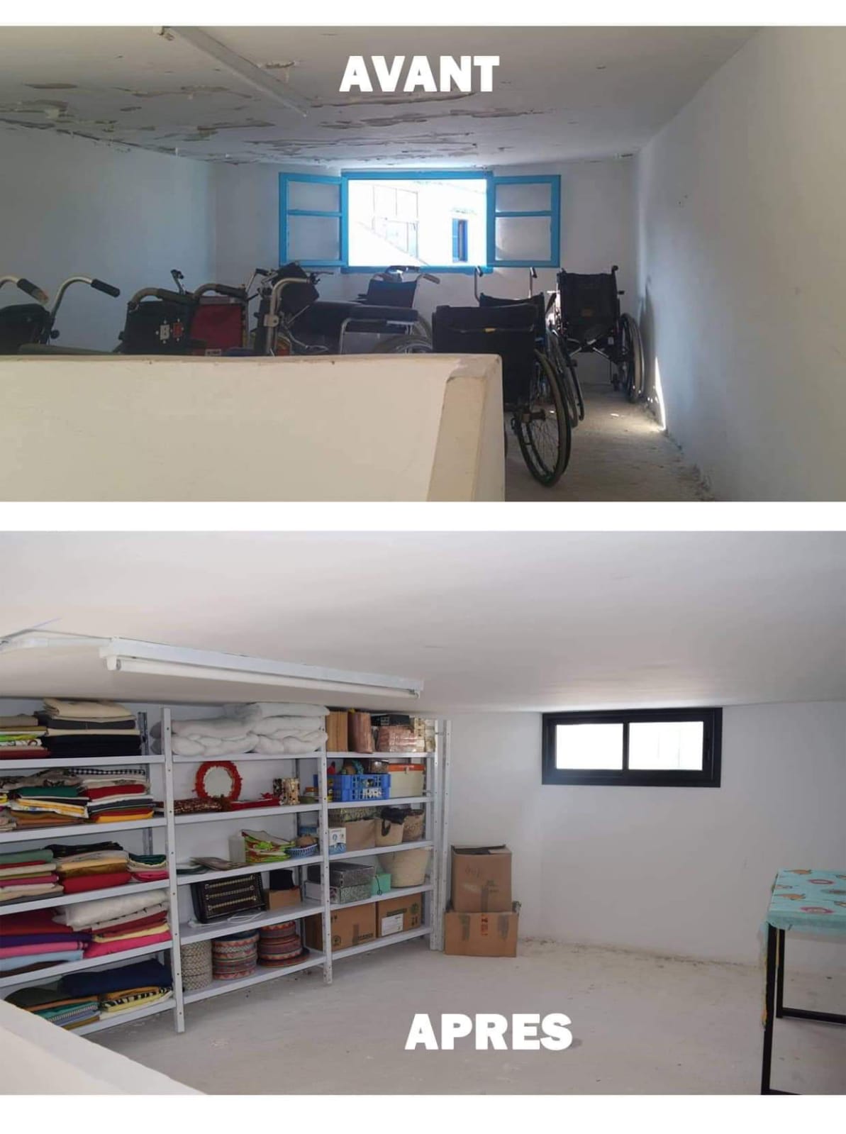 Tunisie. Financement de l'aménagement d’un atelier de couture pour handicapées. (Photo (3/5)