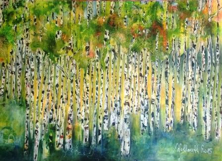 Birkenwald, 140x95