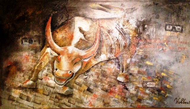 the bull of the Wall Street, ca. 150x100