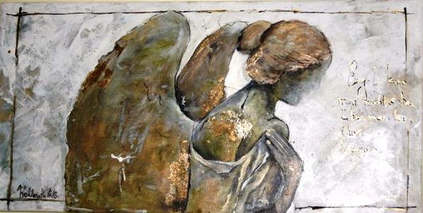 Schutzengel; "Engel des Neubeginns", 80x40