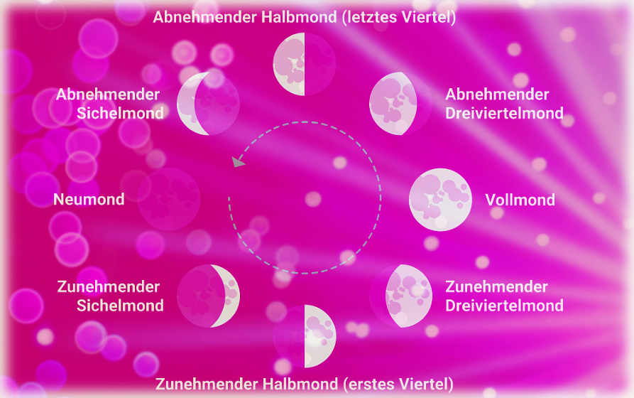 Der Mond - treuer Begleiter am Nachthimmel