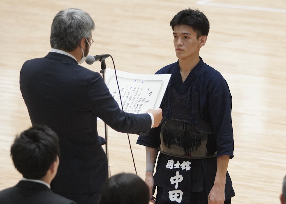 中田選手表彰