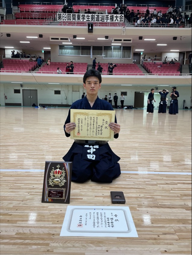 中田選手 入賞記念