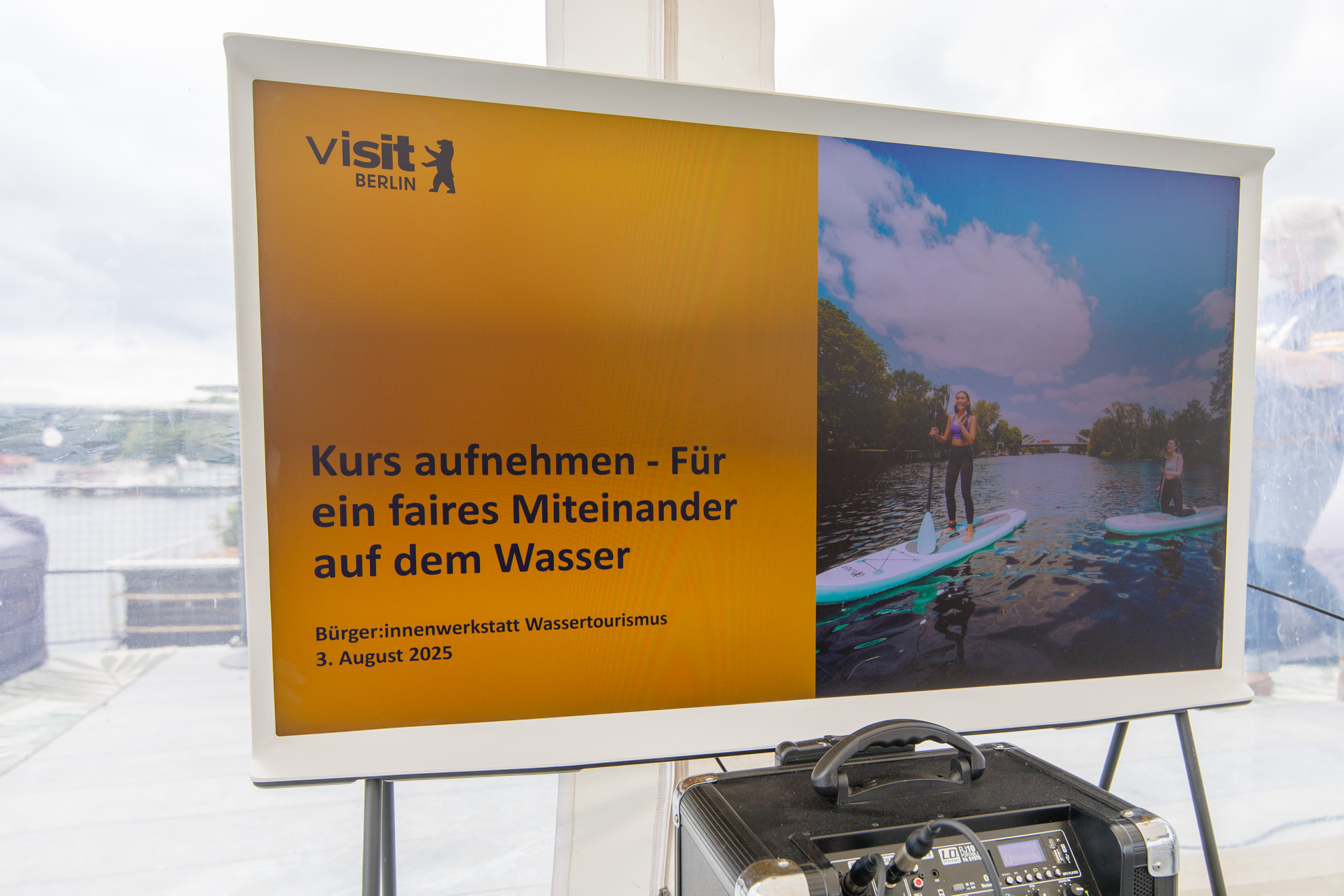 Diskussion Wassertourismus - visit Berlin