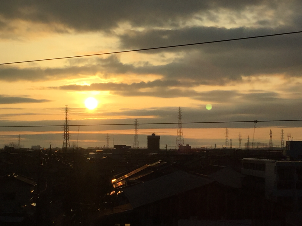 金沢の夕暮れ