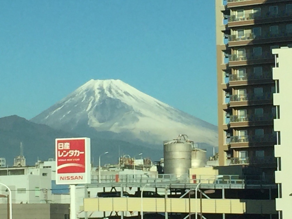 今朝の富士山