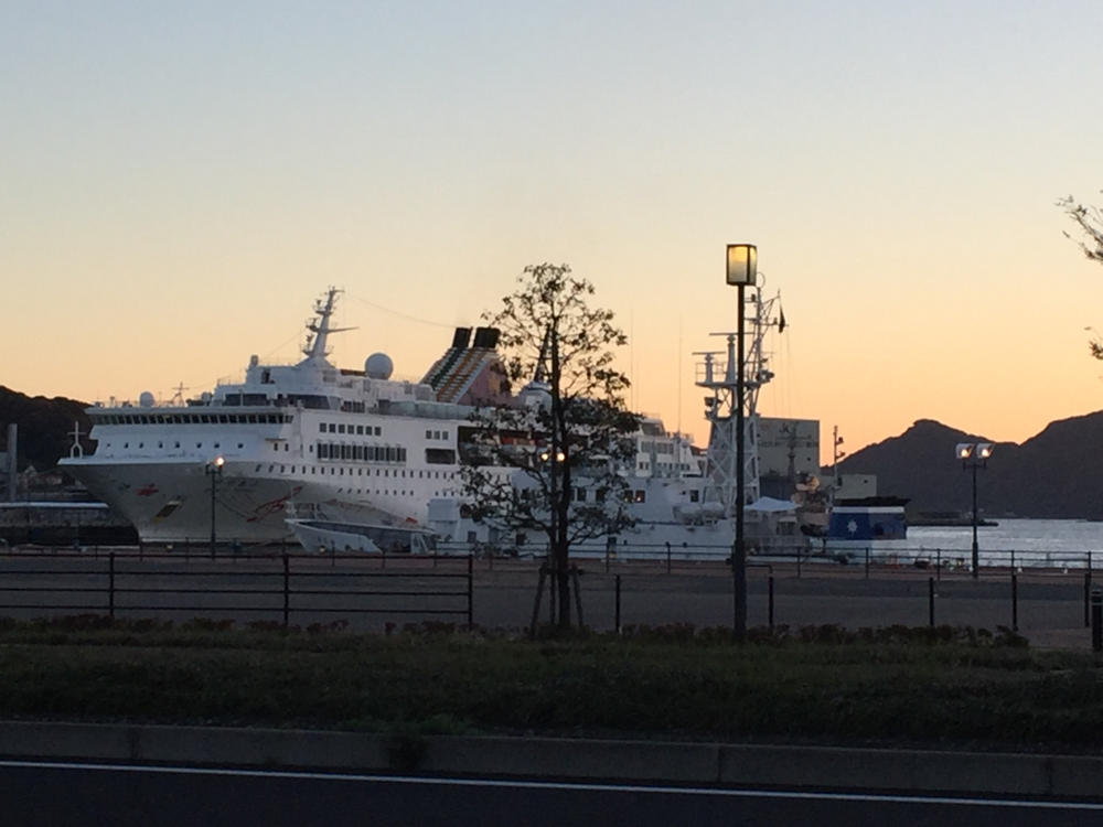 佐世保の夕日
