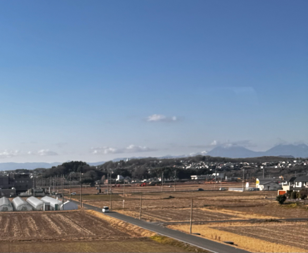 宇都宮あたりを通過中