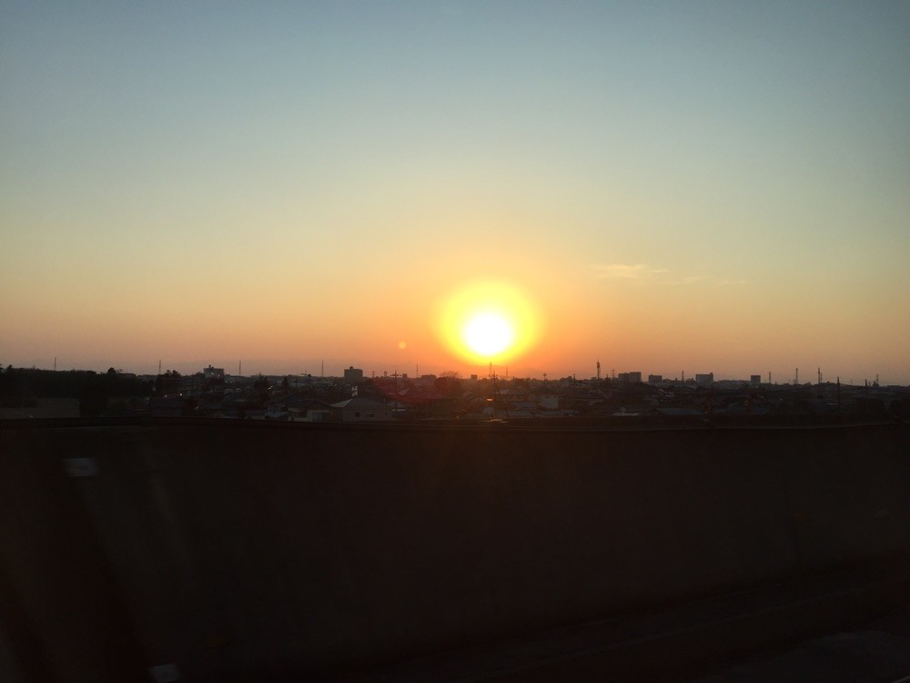 昨日の新幹線車窓
