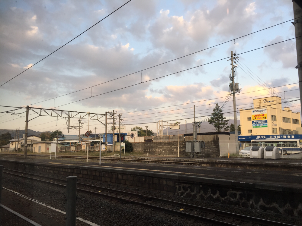 二戸の夕暮れ時