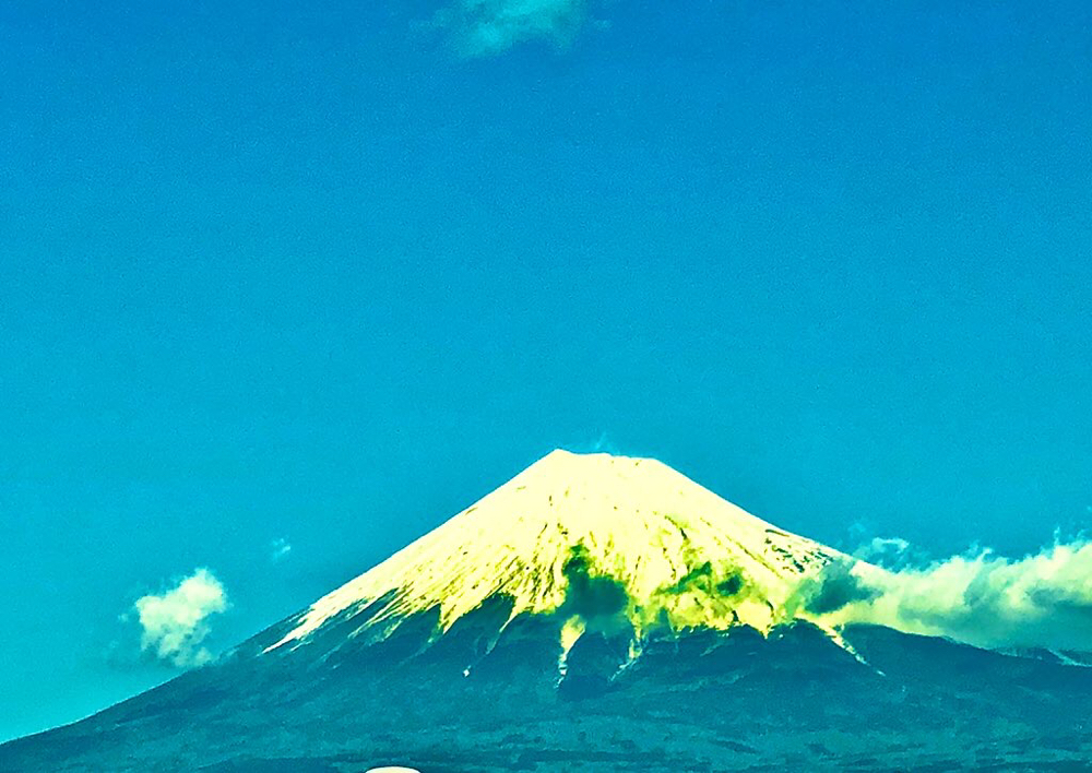 今年初の富士山