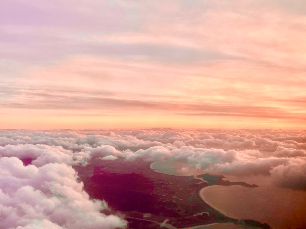 山口上空